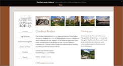 Desktop Screenshot of gutshausrothen.de